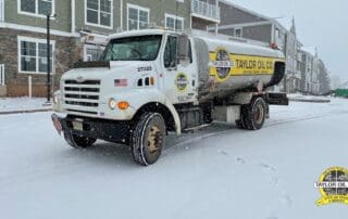 Taylor Oil Co fuel delivery truck