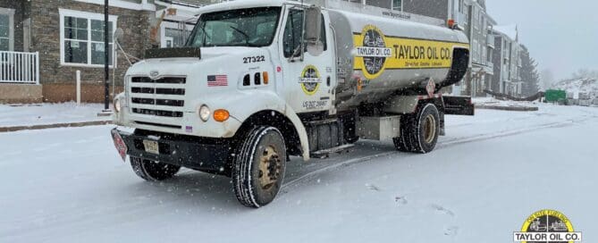 Taylor Oil Co fuel delivery truck